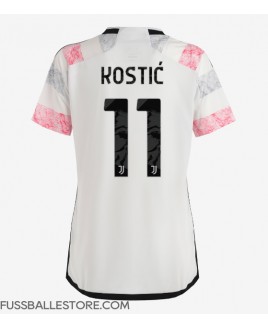 Günstige Juventus Filip Kostic #11 Auswärtstrikot Damen 2023-24 Kurzarm